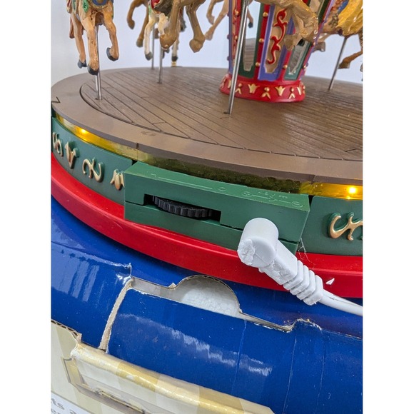 Lemax The Grand Carousel Animated Sights & Sounds Christmas Village 2013 - Picture 6 of 16